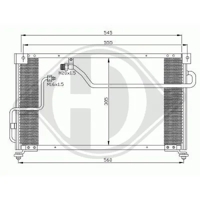 Condensador, aire acondicionado Mazda 626 IV · Mazda 626 IV Hatchback