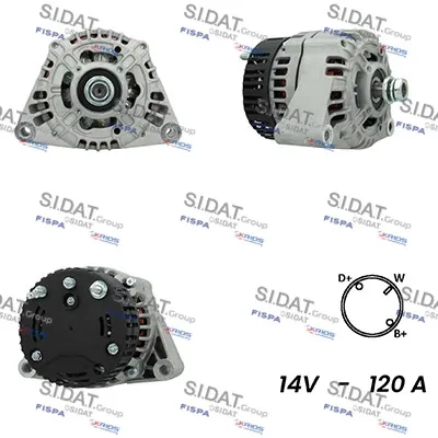 Alternador SIDAT A12ML1002A2
