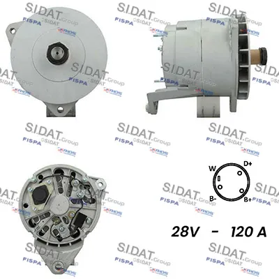 Alternador SIDAT A24BH0136A2