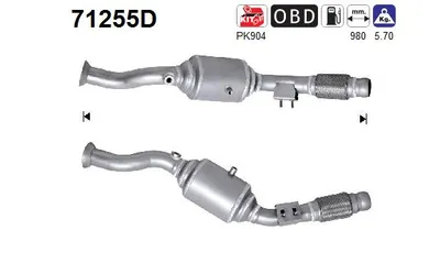 Catalizador Mercedes-Benz SPRINTER 3-t Van · Mercedes-Benz SPRINTER 3-t Platform/Chassis · Mercedes-Benz SPRINTER 3-t Bus