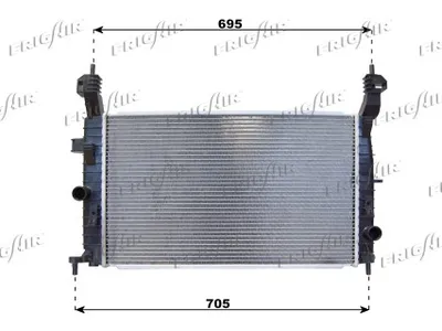 Radiador, refrigeración del motor Opel MERIVA A MPV