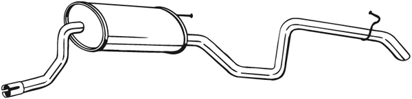 Silenciador posterior Kia CEE'D Hatchback