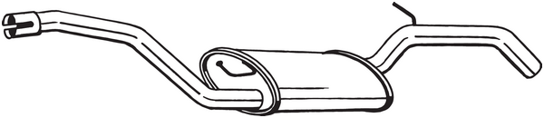 Silenciador posterior Ford C-MAX II · Ford FOCUS III · Ford FOCUS III Saloon