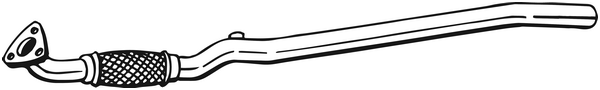 Tubo de escape Opel CORSA C · Vauxhall CORSA Mk II