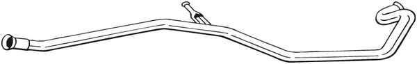 Tubo de escape Peugeot 206 SW