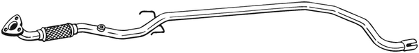 Tubo de escape Opel CORSA D · Opel CORSA D Hatchback Van · Opel CORSA E