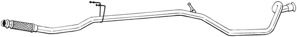 Tubo de escape Peugeot 206 SW