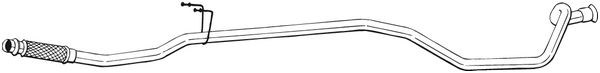 Tubo de escape Peugeot 206 SW