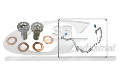 Conducto aceite, turbocompresor Citroën BERLINGO / BERLINGO FIRST Box Body/MPV · Citroën BERLINGO / BERLINGO FIRST MPV · Peugeot PARTNER Box Body/MPV