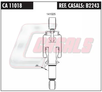 Amortiguador, suspensión de la cabina Opel MANTA B · Opel MANTA B CC · Opel ASCONA B