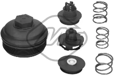 Cubierta, caja filtro de aceite Audi A2 · Audi A3 · Audi A6 C6