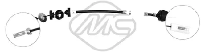 Cable de accionamiento, accionamiento del embrague Citroën BERLINGO / BERLINGO FIRST Box Body/MPV · Citroën BERLINGO / BERLINGO FIRST MPV · Peugeot PARTNER Box Body/MPV