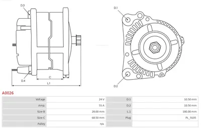 Alternador AS-PL A0026