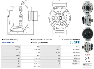 Alternador Audi A4 B5 · Audi A6 C5 · Audi A6 C5 Avant