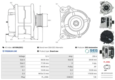 Alternador Bmw 7 · Bmw 5 · Bmw 5 Touring