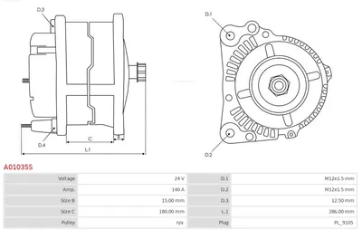 Alternador AS-PL A01035S