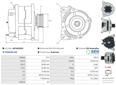 Alternador Jeep CHEROKEE
