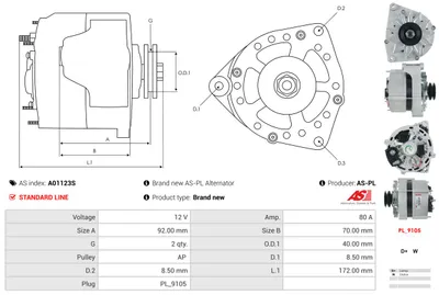 Alternador Volvo 940 · Volvo 940 II · Volvo 940 II Estate