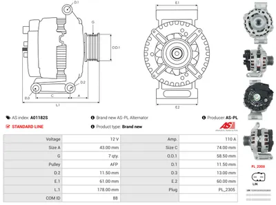 Alternador Ford RANGER