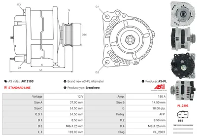 Alternador Vw TOUAREG