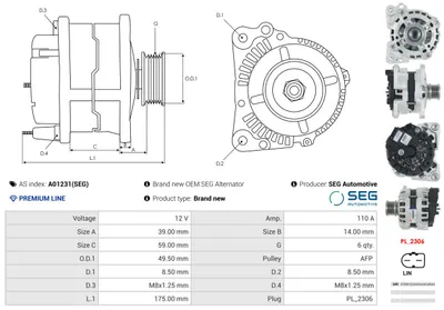 Alternador Audi A1 · Audi A1 Sportback · Seat LEON