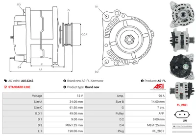 Alternador Nissan MICRA V