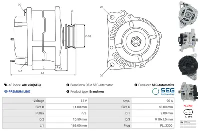 Alternador Audi A4 B5 · Audi A6 C5 · Audi A4 B5 Avant