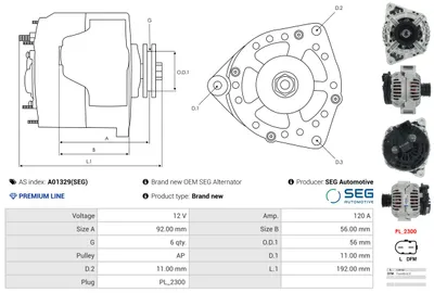 Alternador Mercedes-Benz E-CLASS · Mercedes-Benz E-CLASS T-Model · Mercedes-Benz C-CLASS