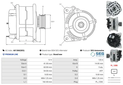 Alternador Nissan ALMERA II Hatchback · Nissan ALMERA II · Nissan MICRA III
