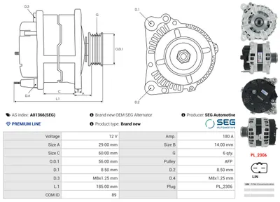 Alternador Audi A5 · Audi A4 B8 · Audi A4 B8 Avant