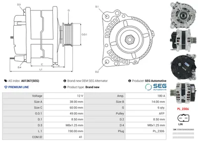 Alternador Audi A5 · Audi A4 B8 · Audi A4 B8 Avant