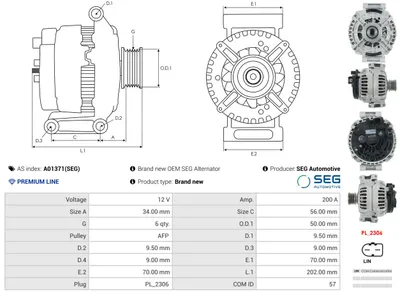 Alternador Mercedes-Benz VIANO · Mercedes-Benz VITO Bus · Mercedes-Benz VITO / MIXTO Van