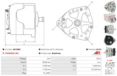 Alternador AS-PL A01390S