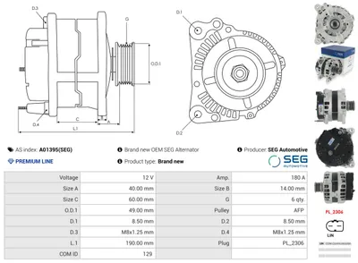 Alternador Audi A6 C7 · Audi A6 C7 Avant