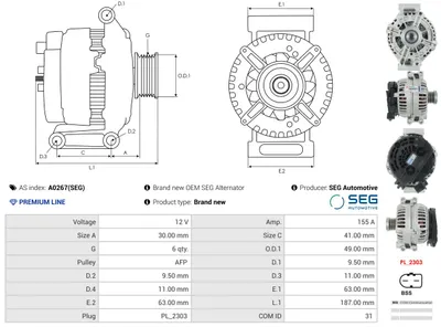 Alternador Bmw 3 · Bmw 3 Compact · Bmw 3 Coupe