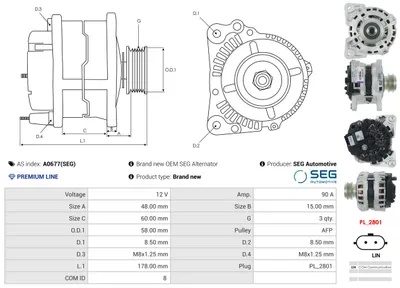 Alternador Renault MODUS / GRAND MODUS · Renault CLIO III · Renault CLIO III Grandtour