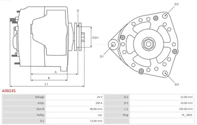 Alternador Mercedes-Benz G-CLASS · Mercedes-Benz VARIO Bus · Mercedes-Benz VARIO Van
