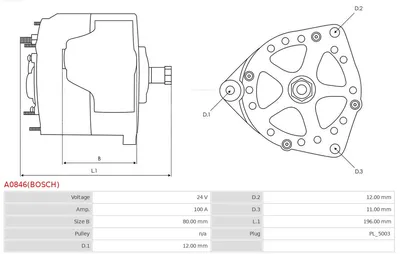 Alternador Mercedes-Benz G-CLASS · Mercedes-Benz VARIO Bus · Mercedes-Benz VARIO Van
