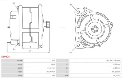 Alternador AS-PL A1092S