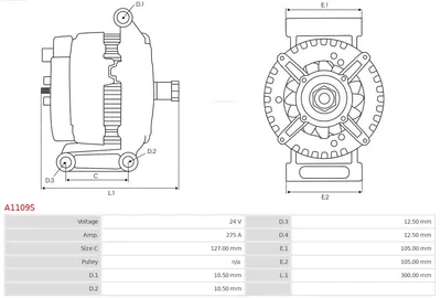 Alternador AS-PL A1109S