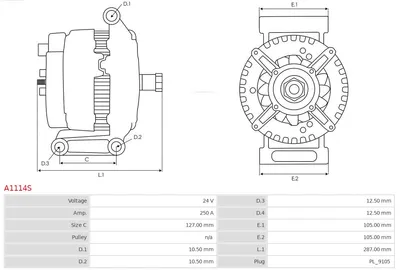 Alternador AS-PL A1114S