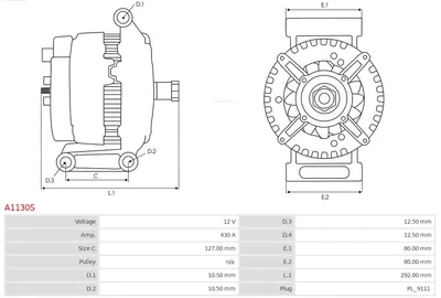 Alternador AS-PL A1130S