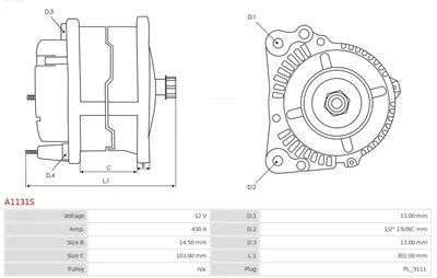 Alternador AS-PL A1131S