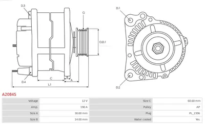 Alternador Vw TOUAREG