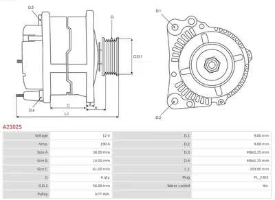 Alternador Audi A8 D3 · Audi Q7 · Vw PHAETON