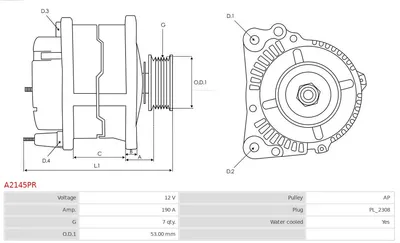 Alternador Vw TOUAREG