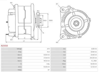 Alternador AS-PL A2151S