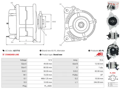 Alternador AS-PL A2171S