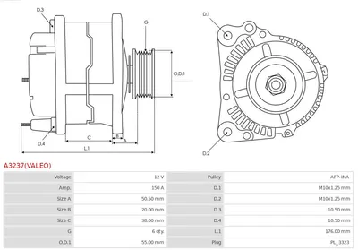 Alternador Hyundai ix35 · Hyundai ix35 Van · Kia SPORTAGE III