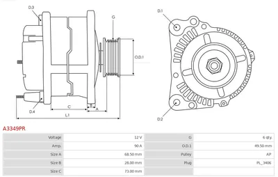 Alternador Bmw 3 Compact · Bmw 3 · Bmw 3 Coupe